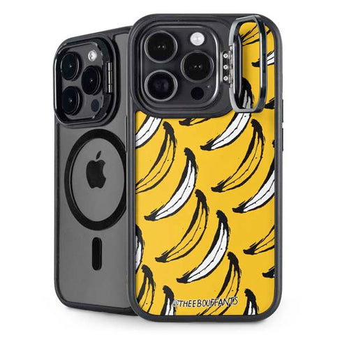 Bouffants and Broken Hearts Bananas iPhone 14 Pro Kickstand Case